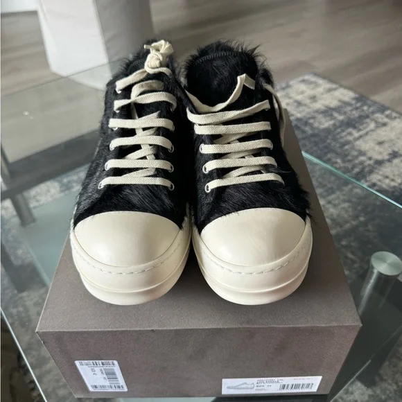 Rick Owens | Shoes | Rick Owens Pony Hair Sneakers Size 42 | Poshmark